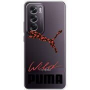 Прозрачный чехол BoxFace OPPO Reno 12 Wild Cat