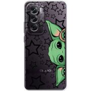 Прозрачный чехол BoxFace OPPO Reno 12 Baby Yoda