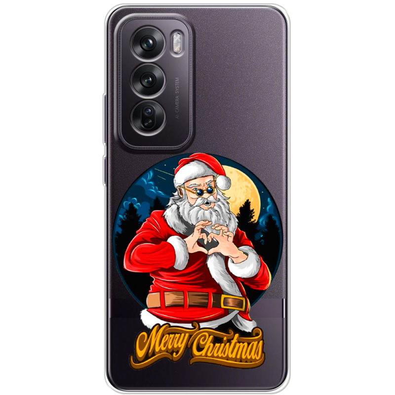 Прозрачный чехол BoxFace OPPO Reno 12 Cool Santa