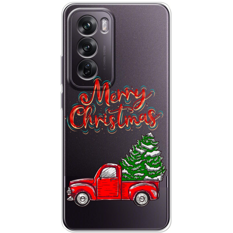 Прозрачный чехол BoxFace OPPO Reno 12 Holiday Car