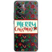 Прозрачный чехол BoxFace OPPO Reno 12 Vintage Christmas Pattern