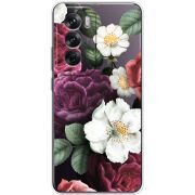 Прозрачный чехол BoxFace OPPO Reno 12 Floral Dark Dreams