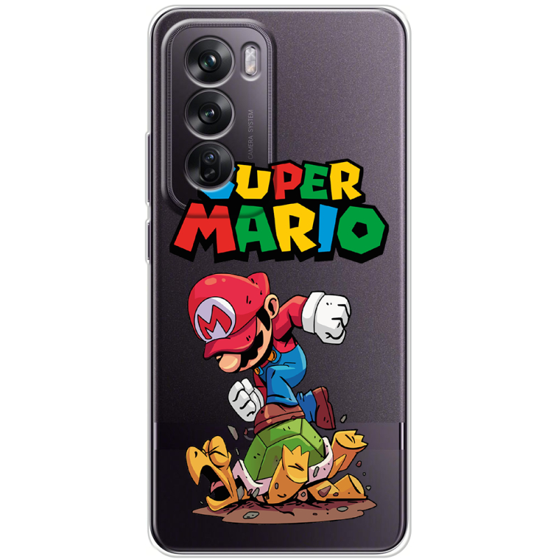 Прозрачный чехол BoxFace OPPO Reno 12 Super Mario