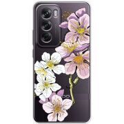 Прозрачный чехол BoxFace OPPO Reno 12 Cherry Blossom