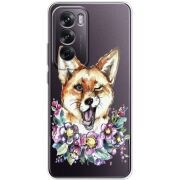 Прозрачный чехол BoxFace OPPO Reno 12 Winking Fox