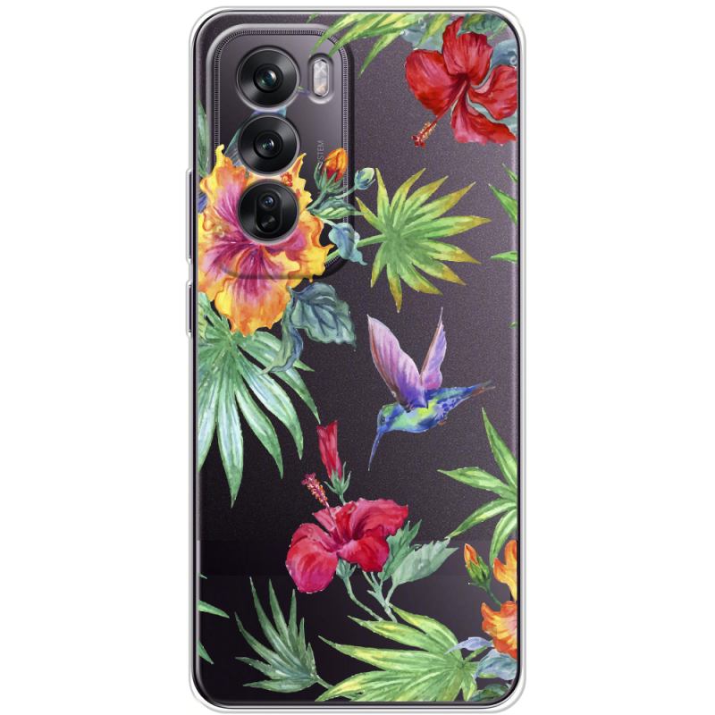 Прозрачный чехол BoxFace OPPO Reno 12 Tropical