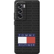 Черный чехол BoxFace OPPO Reno 12 Tommy Print