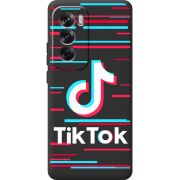 Черный чехол BoxFace OPPO Reno 12 Tik Tok