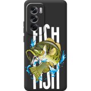 Черный чехол BoxFace OPPO Reno 12 Fish