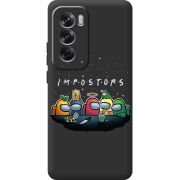 Черный чехол BoxFace OPPO Reno 12 Among Us Impostors