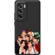 Черный чехол BoxFace OPPO Reno 12 BTS