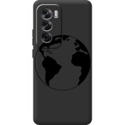 Черный чехол BoxFace OPPO Reno 12 Earth