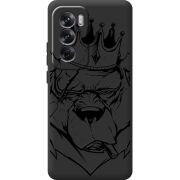 Черный чехол BoxFace OPPO Reno 12 Bear King