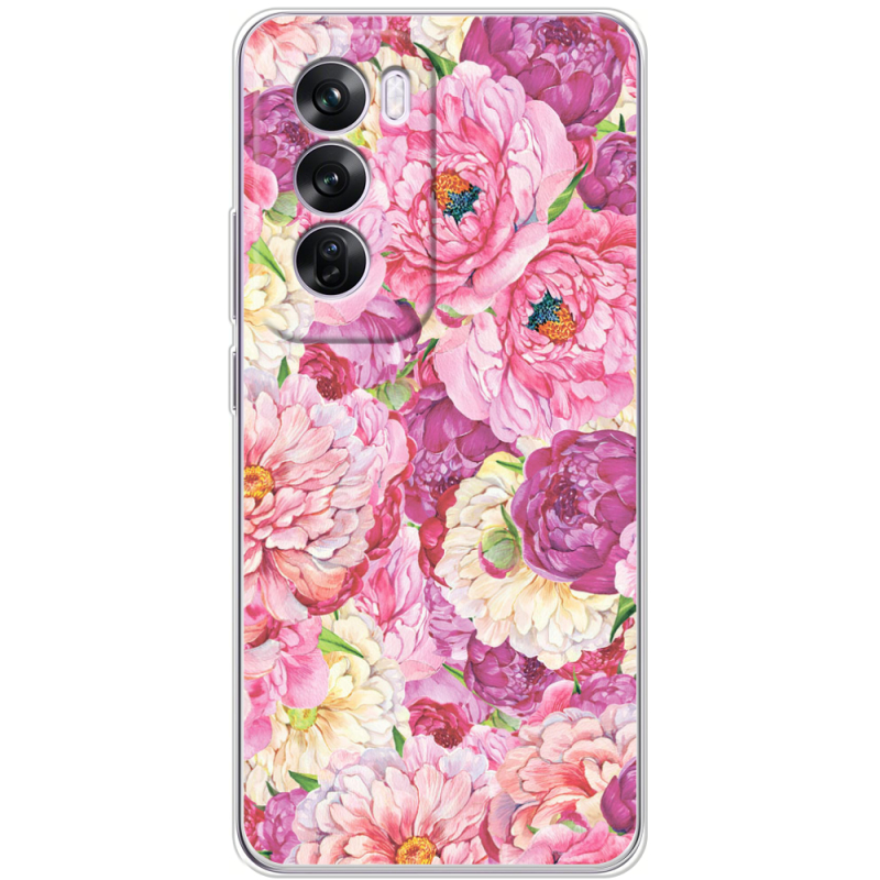 Чехол BoxFace OPPO Reno 12 Pro Pink Peonies