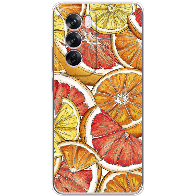 Чехол BoxFace OPPO Reno 12 Pro Citrus Pattern