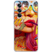 Чехол BoxFace OPPO Reno 12 Pro Yellow Girl Pop Art