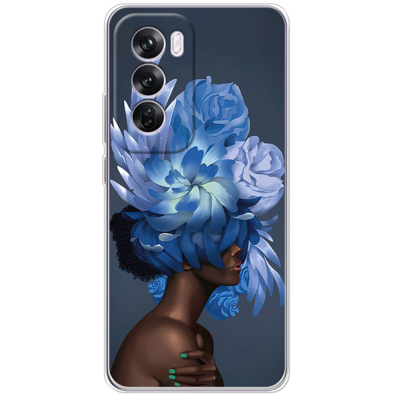 Чехол BoxFace OPPO Reno 12 Pro Exquisite Blue Flowers