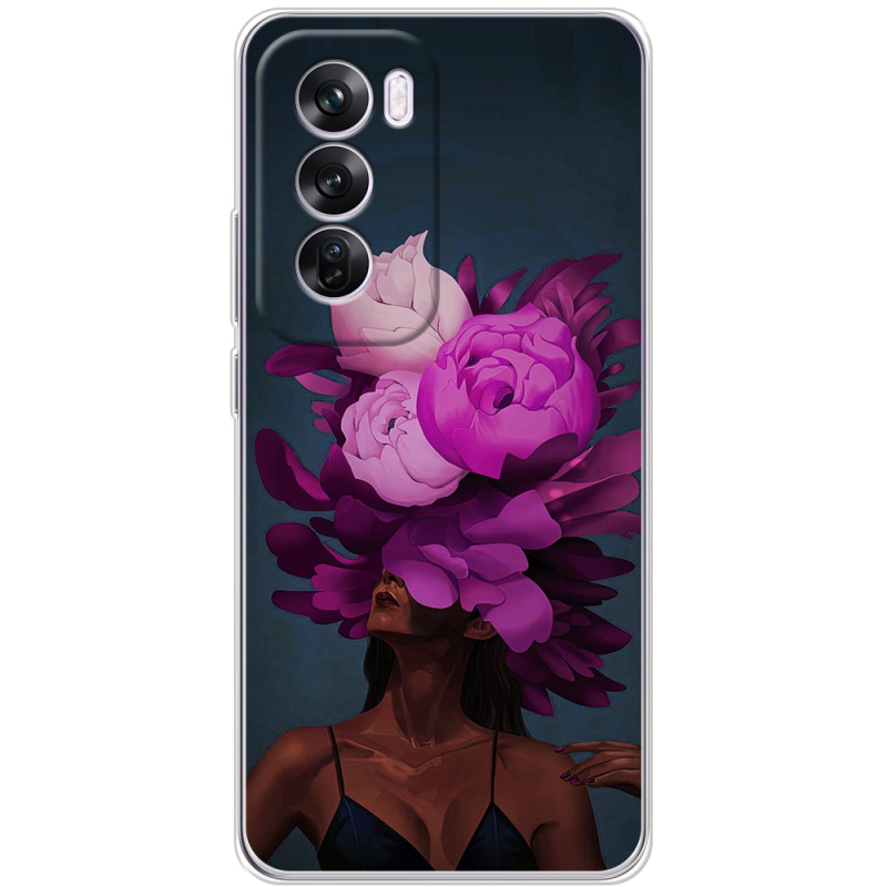 Чехол BoxFace OPPO Reno 12 Pro Exquisite Purple Flowers