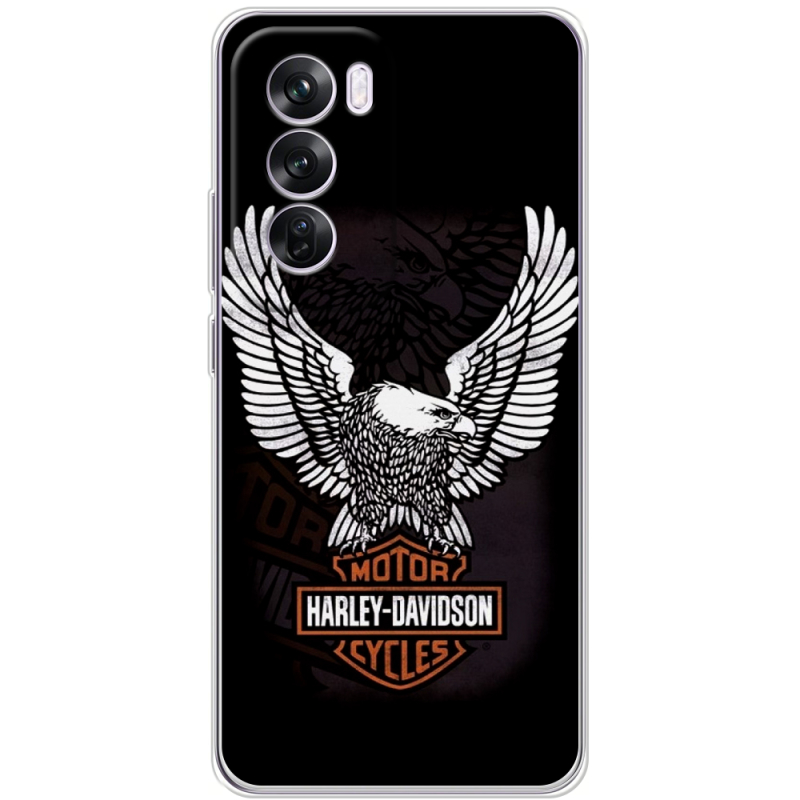 Чехол BoxFace OPPO Reno 12 Pro Harley Davidson and eagle