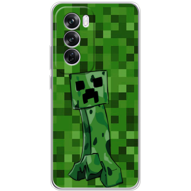 Чехол BoxFace OPPO Reno 12 Pro Minecraft Creeper