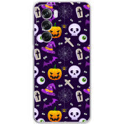 Чехол BoxFace OPPO Reno 12 Pro Halloween Purple Mood