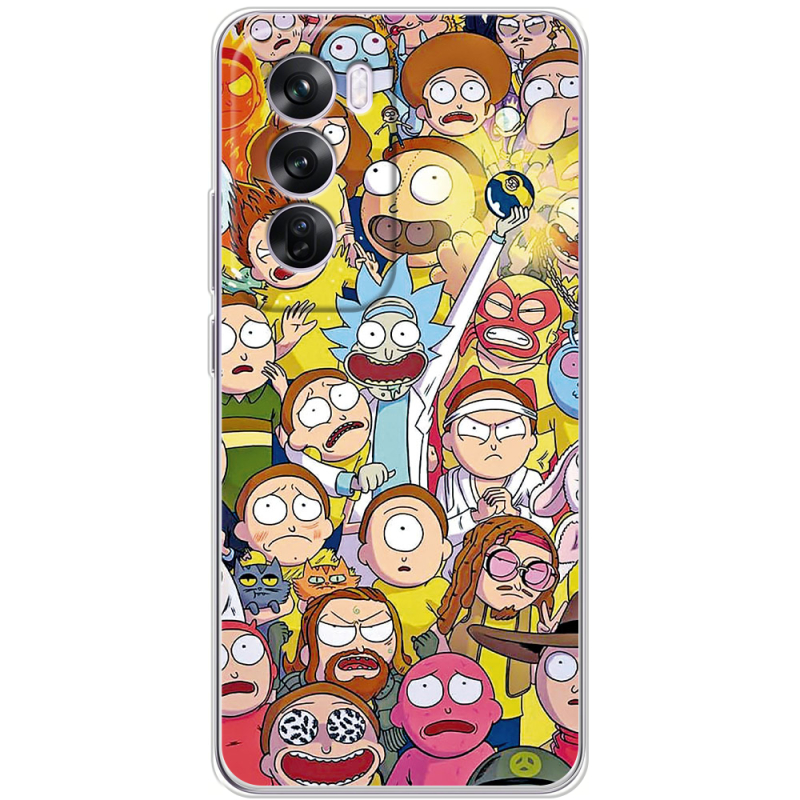 Чехол BoxFace OPPO Reno 12 Pro Rick and Morty