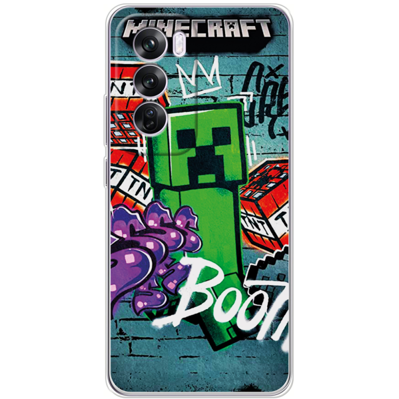 Чехол BoxFace OPPO Reno 12 Pro Minecraft Graffiti