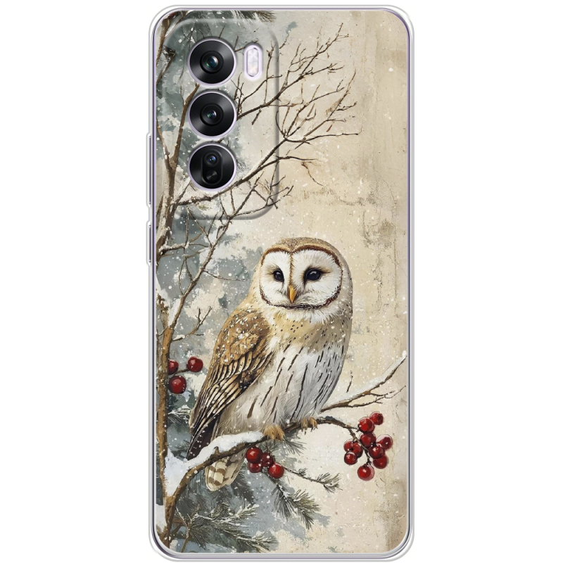 Чехол BoxFace OPPO Reno 12 Pro Christmas Owl