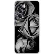 Чехол BoxFace OPPO Reno 12 Pro Black and White Roses