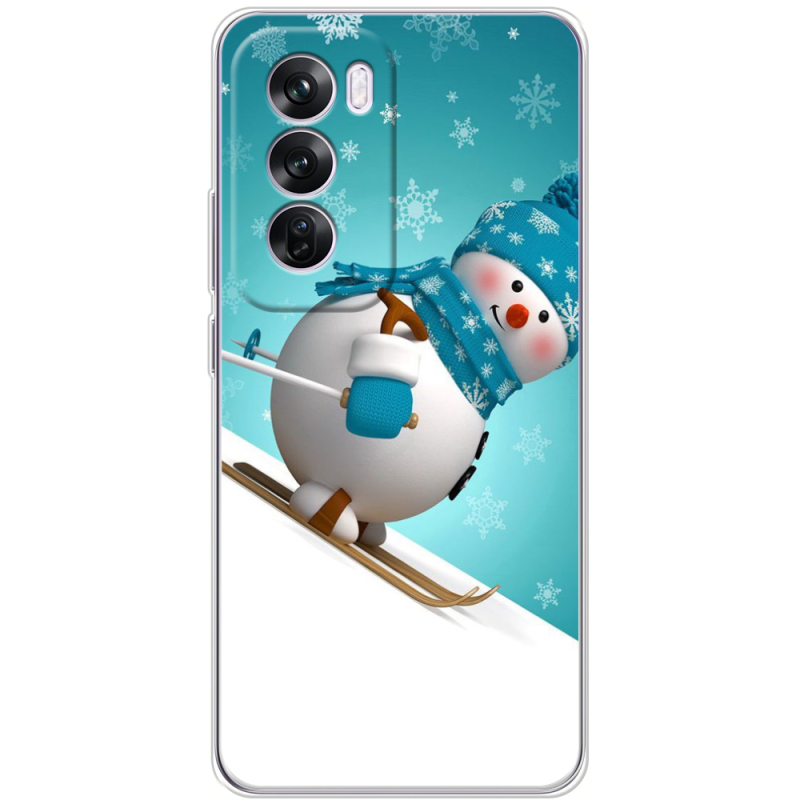 Чехол BoxFace OPPO Reno 12 Pro Skier Snowman