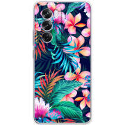 Чехол BoxFace OPPO Reno 12 Pro flowers in the tropics