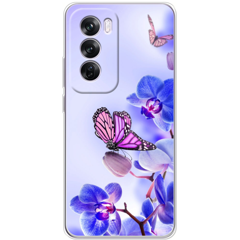 Чехол BoxFace OPPO Reno 12 Pro Orchids and Butterflies