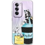 Прозрачный чехол BoxFace OPPO Reno 12 Pro City Girl