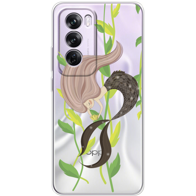 Прозрачный чехол BoxFace OPPO Reno 12 Pro Cute Mermaid