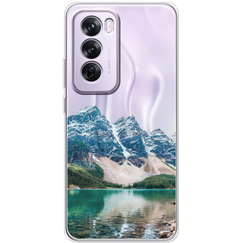 Прозрачный чехол BoxFace OPPO Reno 12 Pro Blue Mountain