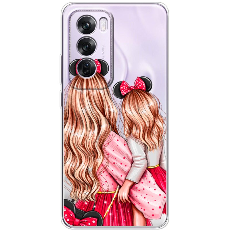 Прозрачный чехол BoxFace OPPO Reno 12 Pro Mouse Girls