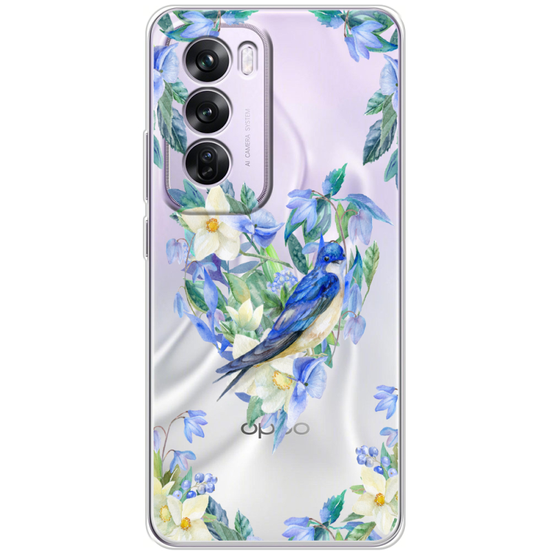 Прозрачный чехол BoxFace OPPO Reno 12 Pro Spring Bird