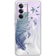 Прозрачный чехол BoxFace OPPO Reno 12 Pro Feather