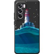 Черный чехол BoxFace OPPO Reno 12 Pro Lighthouse