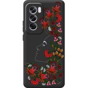 Черный чехол BoxFace OPPO Reno 12 Pro 3D Ukrainian Muse