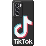 Черный чехол BoxFace OPPO Reno 12 Pro Tik Tok