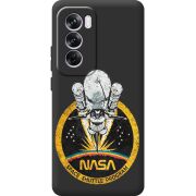 Черный чехол BoxFace OPPO Reno 12 Pro NASA Spaceship