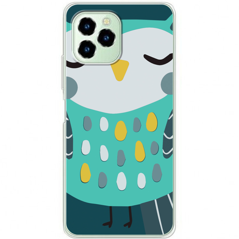 Чехол BoxFace Oukitel C21 Pro Green Owl