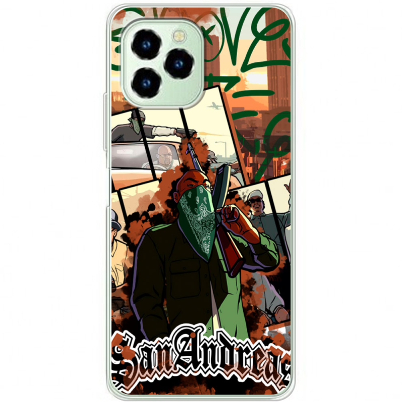 Чехол BoxFace Oukitel C21 Pro GTA San Andreas