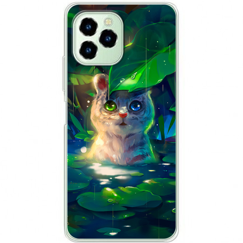 Чехол BoxFace Oukitel C21 Pro White Tiger Cub