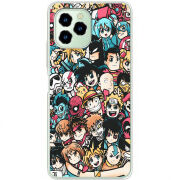 Чехол BoxFace Oukitel C21 Pro Anime Stickers