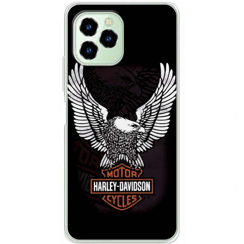 Чехол BoxFace Oukitel C21 Pro Harley Davidson and eagle