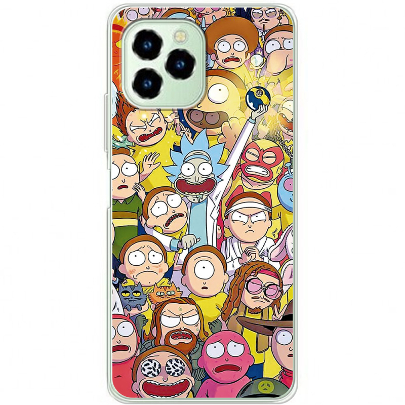 Чехол BoxFace Oukitel C21 Pro Rick and Morty