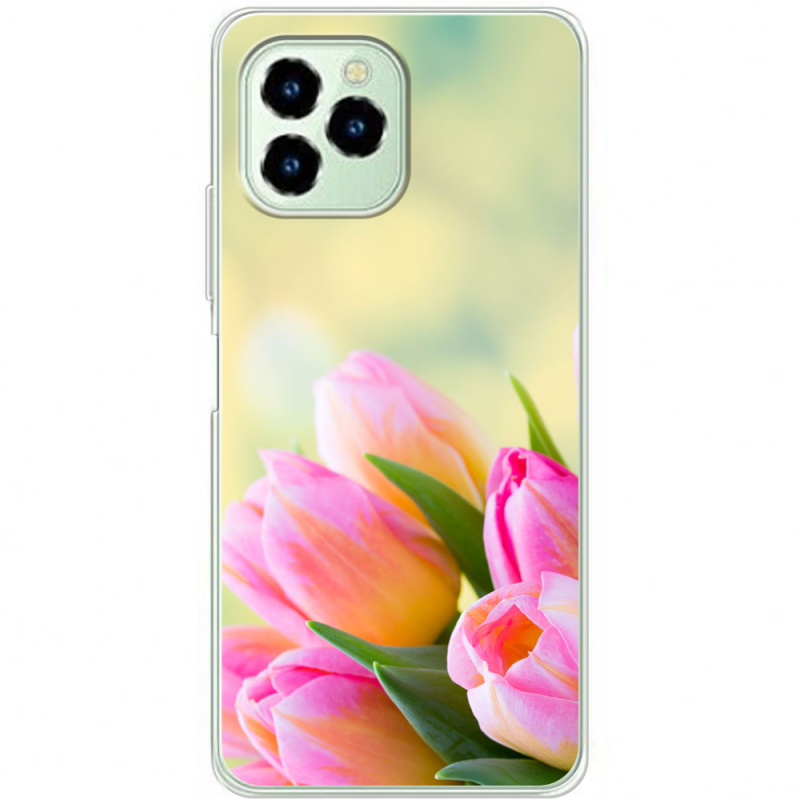 Чехол BoxFace Oukitel C21 Pro Bouquet of Tulips