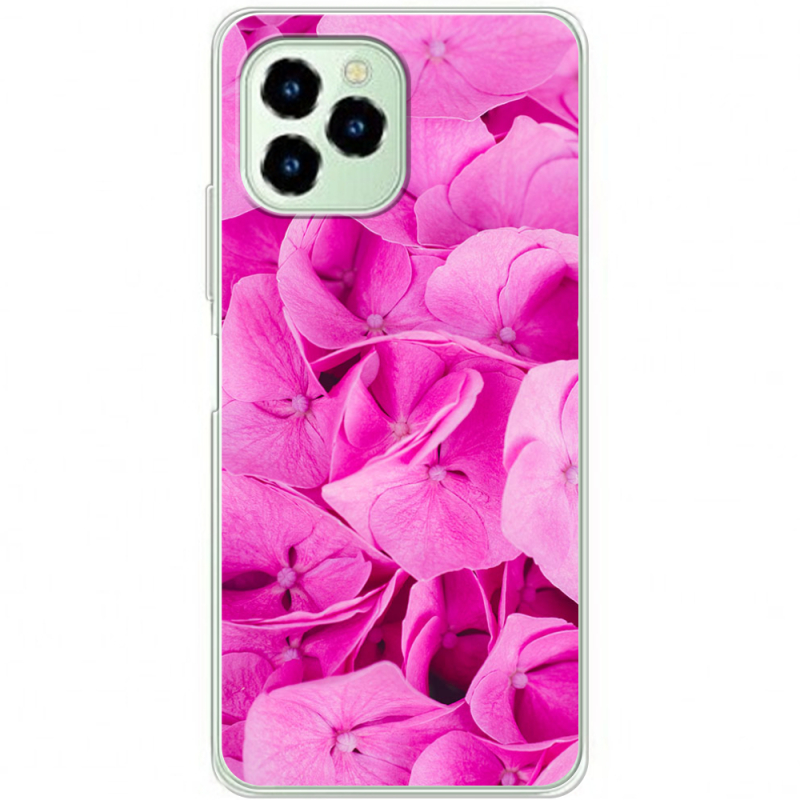 Чехол BoxFace Oukitel C21 Pro Pink Flowers